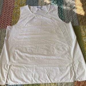 White Athleta active tank XL
